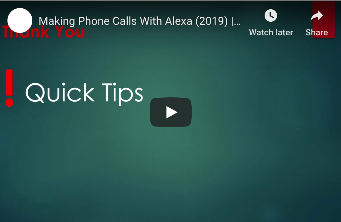 Calling With Alexa